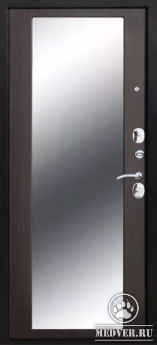 Стальная дверь с зеркалом-14
